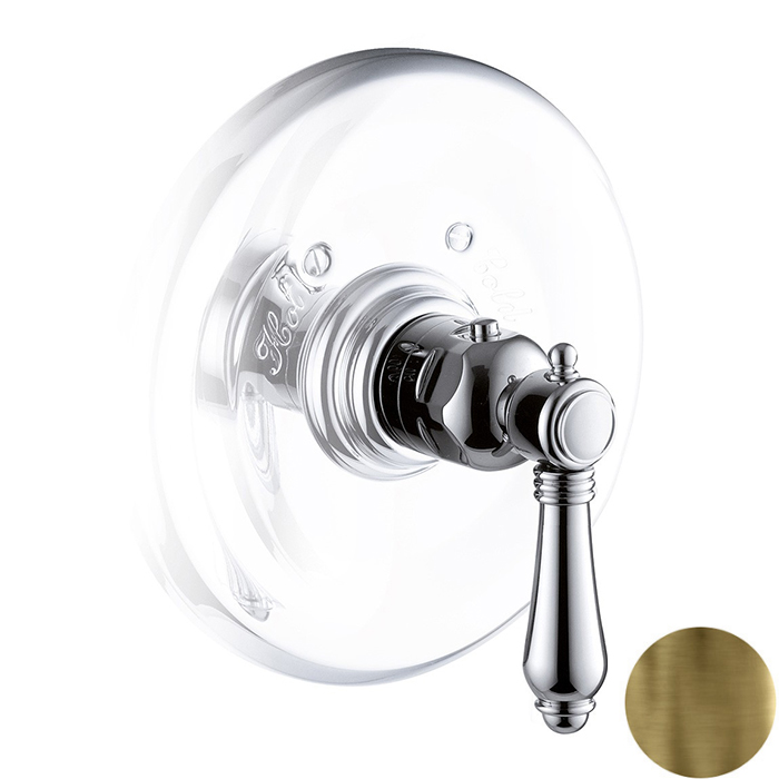 Nicolazzi Внешняя часть термостатического смесителя 3/4, цвет Bronze Plated 4914BZ69