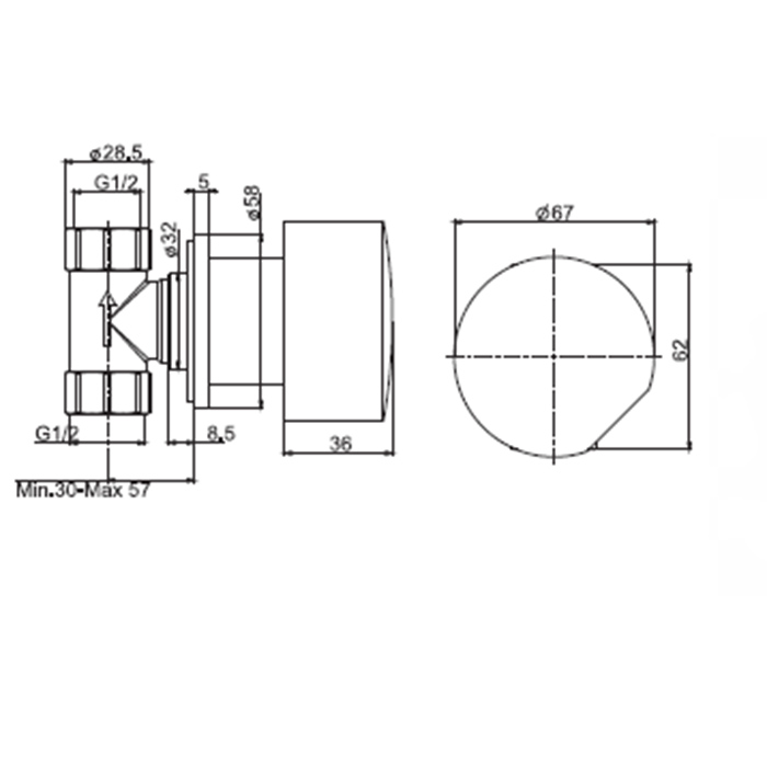 Fima Carlo Frattini So Ручка для смесителя, цвет хром S2CR