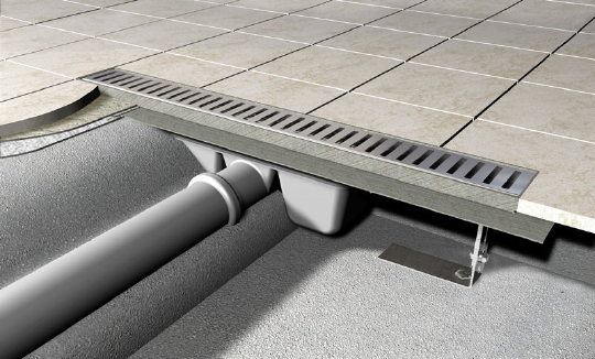 Душевой лоток AlcaPlast APZ1 300 с опорами APZ1-300