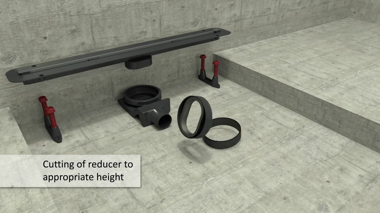 Pestan Confluo Slim Line 550 Душевой лоток с решеткой 55 см., цвет: хром матовый 13100032