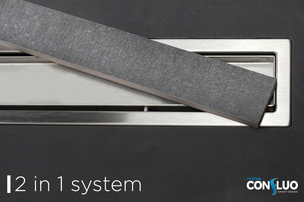 Душевой лоток Pestan Confluo Premium Line 550 с решеткой 13100003
