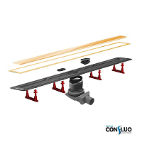 Душевой лоток Pestan Confluo Premium Gold Line 750 с решеткой 13100054