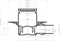 Pestan Dry White Glass Точечный трап 10х10 см, цвет: белый 13000104