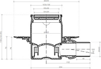 Pestan Dry Black Glass Точечный трап 10х10 см, цвет: черный 13000101