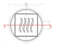 Pestan Tide Точечный трап 15х15 цвет:хром 13000004