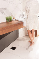 Pestan Black Glass Точечный трап 15х15 см, цвет: черный 13000089