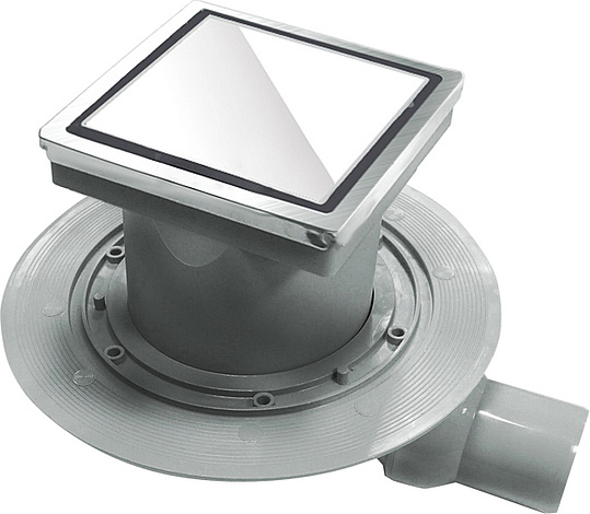 Pestan White Glass Точечный трап 15х15 см, цвет: белый 13000093