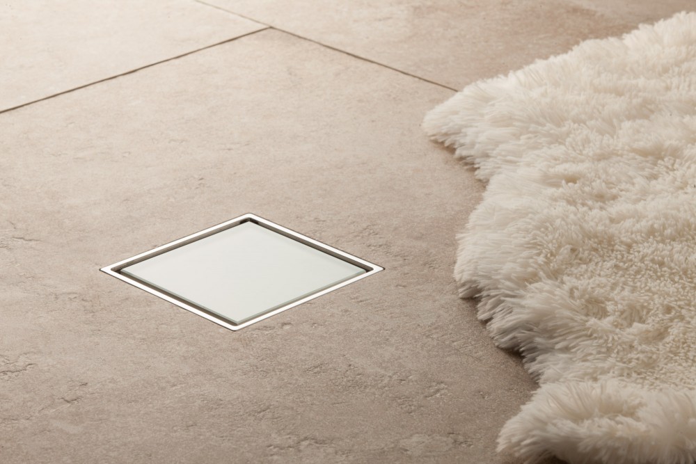 Pestan White Glass Точечный трап 15х15 см, цвет: белый 13000093