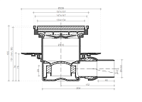 Pestan White Glass Точечный трап 15х15 см, цвет: белый 13000093