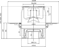 Pestan Dry Точечный трап 10х10 цвет: хром 13000022