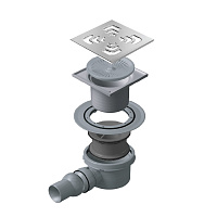 Pestan Square Точечный трап 15х15 цвет:хром 13000005