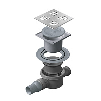 Pestan Square Точечный трап 15х15 цвет:хром 13000006