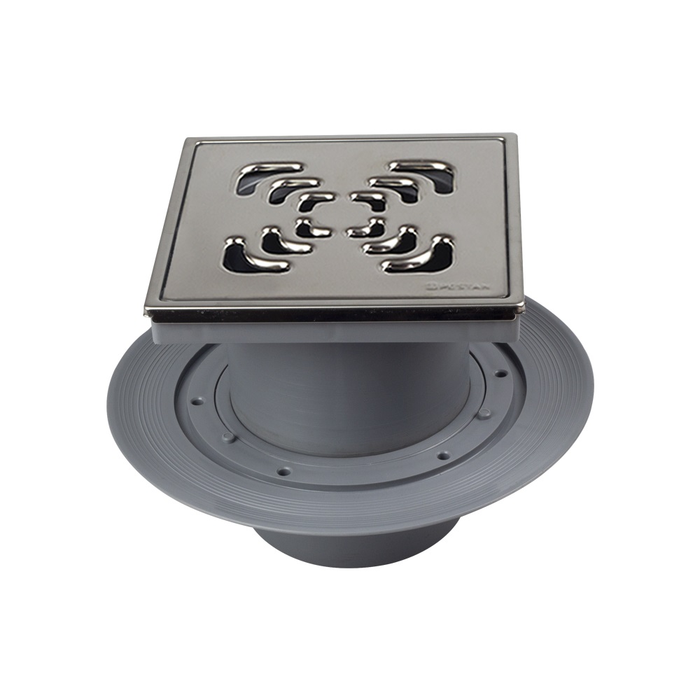 Pestan Square Mask Точечный трап 15х15 см, цвет: хром 13000076