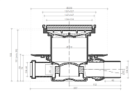 Pestan White Glass Точечный трап 15х15 см, цвет: белый 13000094