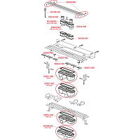 Alcaplast Водоотводящий желоб, 95 см, цвет: хром APZ104-950
