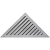 Alcaplast Grace Решетка для углового водоотводящего желоба, цвет: матовый хром GRACE