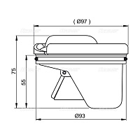 Alcaplast APV Гидрозатвор комбинированный smart, цвет: серый APV0020
