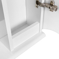 Am.Pm Like Зеркальный шкаф с подсветкой 80х15х78h см, 2 полки, розетка, правый, цвет: белый глянец M80MPR0801WG