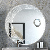 Cezares Зеркало подвесное с подсветкой d100 см, с увеличительным зеркалом 45011