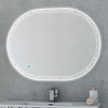 Cezares Зеркало подвесное с подсветкой 100x75h см 44997