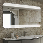 Cezares Зеркало подвесное с подсветкой 136x70h см, с сенсорным выключателем 45006