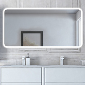 Cezares Зеркало подвесное с подсветкой 141x70h см, с антизапотеванием 44994