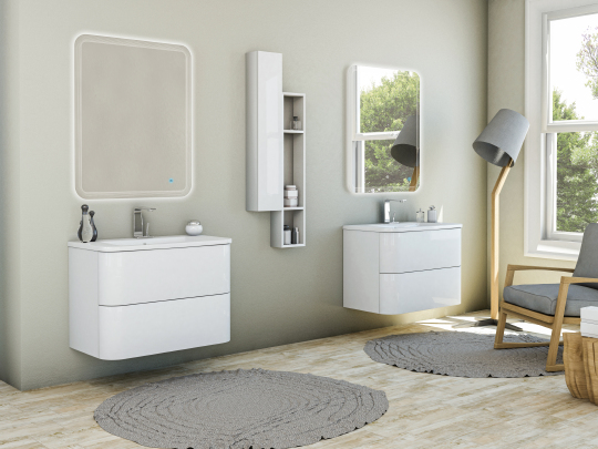 Cezares Зеркало подвесное с подсветкой 74x90h см, с сенсорным выключателем 44998