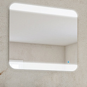 Cezares Зеркало подвесное с подсветкой 80x70h см, с сенсорным выключателем 45007