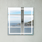 Am.Pm Gem Зеркало 65х70h см, с подсветкой, ИК выключатель M91AMOX0651WG