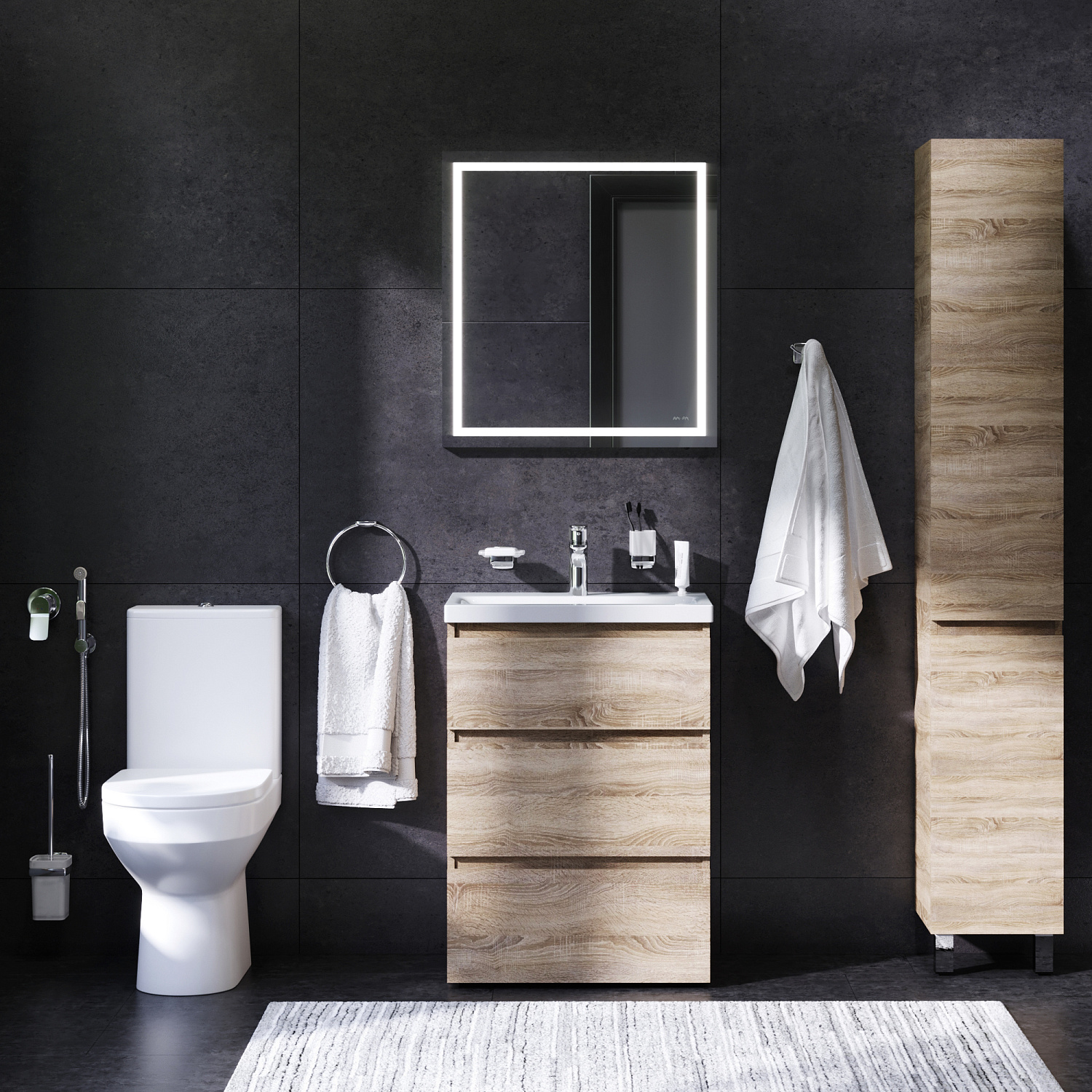 Am.Pm Gem Комплект для ванной комнаты, полный UK91SA