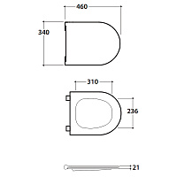 Globo Mode Крышка-сиденье для унитаза, с микролифтом, крепление хром, цвет: Castagno ME020CS