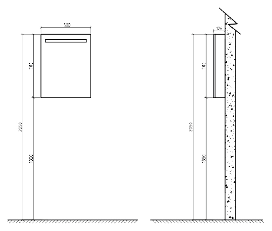 BelBagno Без серии Зеркало-шкаф, , 50х12,6хh70 см. SPC-1A-DL-BL-500