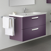 Roca Gap Тумба под раковину подвесная 80х41,2х60h см, с 2мя выдвижными ящиками, цвет: фиолетовый мат ZRU9302740