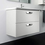 Roca Gap Тумба под раковину, подвесная 70х41,2х60h см, с 2мя выдвижными ящиками, цвет: белый матовый ZRU9302733