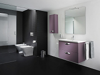 Roca Gap Тумба под раковину, подвесная 60х41,2х60h см, с 2мя ящиками, цвет: фиолетовый матовый ZRU9302742