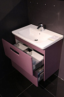 Roca Gap Тумба под раковину, подвесная 60х41,2х60h см, с 2мя ящиками, цвет: фиолетовый матовый ZRU9302742