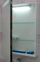 Roca Victoria Nord Black Edition Зеркальный шкаф 60х81 см, подсветка, без выкл., цвет: черный глянец ZRU9000098