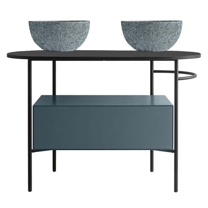 Globo Bob База для консоли OP019BAR 75x24x45h см, цвет: bluette OP021BBL