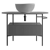 Globo Bob База для консоли OP019BAR 75x24x45h см, цвет: smoke OP021BSK