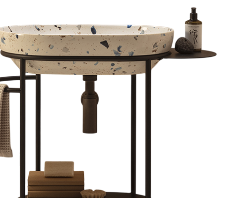 Globo Ring Полка 20x30 см для консоли OP001RAR, цвет: черный матовый OP002RAR