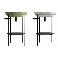 Globo Ring Полка 20x30 см для консоли OP001RAR, цвет: черный матовый OP002RAR