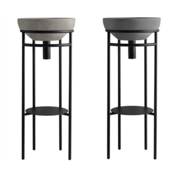 Globo Ring Полка 20x25 см для консоли OP003RAR, цвет: черный матовый OP004RAR