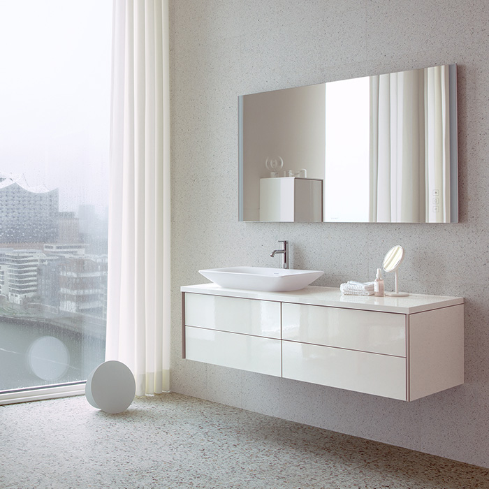 Duravit XViu Зеркало с подсветкой 162x80xh4 cм, цвет champagne matt XV70470B1B1