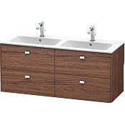 Duravit Brioso Тумба подвесная под раковину 129x47,9хh55,3 cм, цвет каштан темный BR410601021