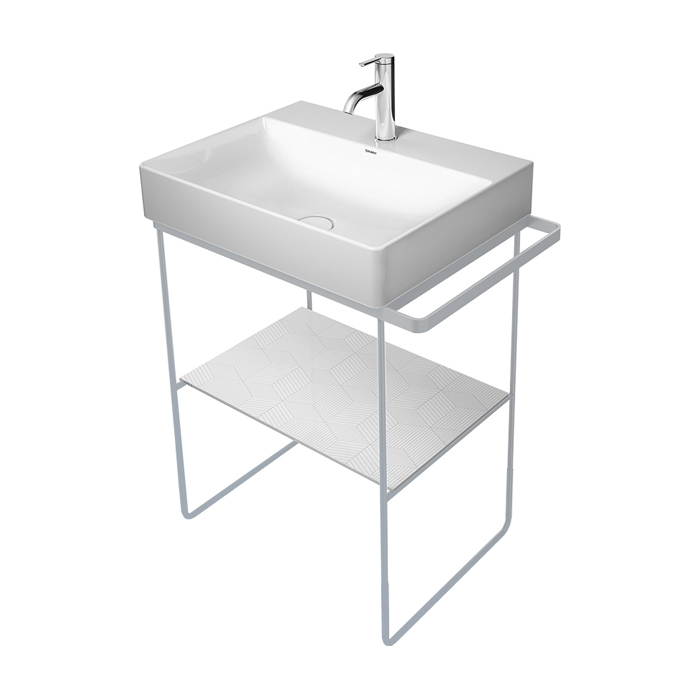 Duravit DuraSquare Консоль металлическая напольная регулировка, цвет Хром 0031151000