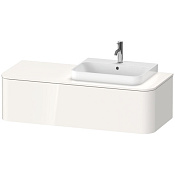 Duravit Happy D.2 Plus Тумба подвесная 35,4x130xh55 cм, DX, цвет белый глянцевый HP4942R2222