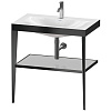 Duravit XViu Консоль напольная, 85x80xh48 cм, цвет black matt/crome XV4715OB210