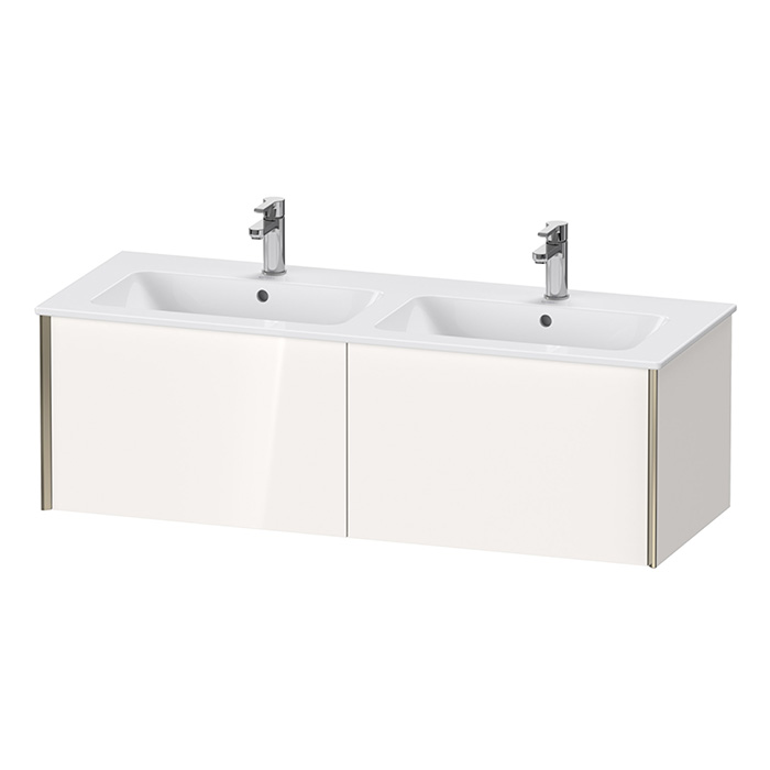 Duravit XViu Тумба подвесная 40x128xh48 cм, цвет белый глянцевый XV40290B122