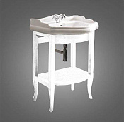 Kerasan Retro Тумба открытая под раковину на 69 см, напольная 69x52x80h см, цвет: Bianco matt 735030