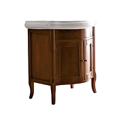 Kerasan Retro Тумба под раковину на 69 см, напольная 69x52x80h см, с 2мя дверцами, цвет: Colore Noce 735140
